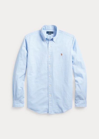 Polo Ralph Lauren Classic Fit Gingham Skjorter Herre Danmark (PELUI6014)